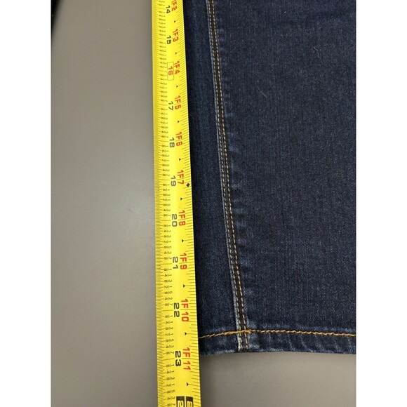 Chicos Dark Wash The So Lifting Crop Jeans Size 0.5 (6 - 30/23) Straight Stretch - Picture 12 of 13
